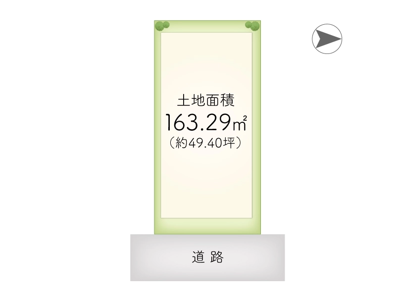 和歌山県東牟婁郡那智勝浦町大字狗子ノ川　建築条件無し売り土地の土地図