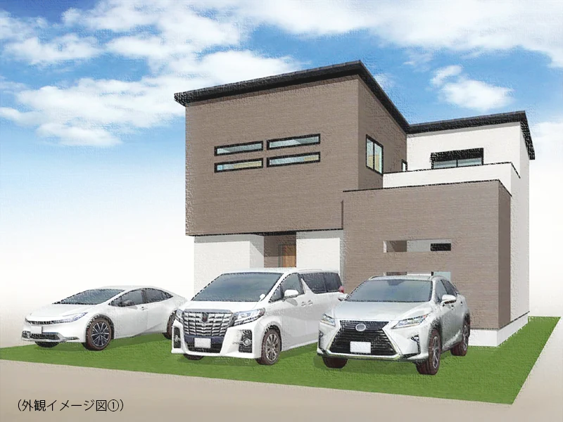 奈良県生駒郡平群町吉新３丁目（全４区画）建築条件付き土地の外観イメージ図