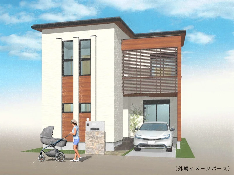 大東市北条６丁目建築条件付き土地の外観イメージ図