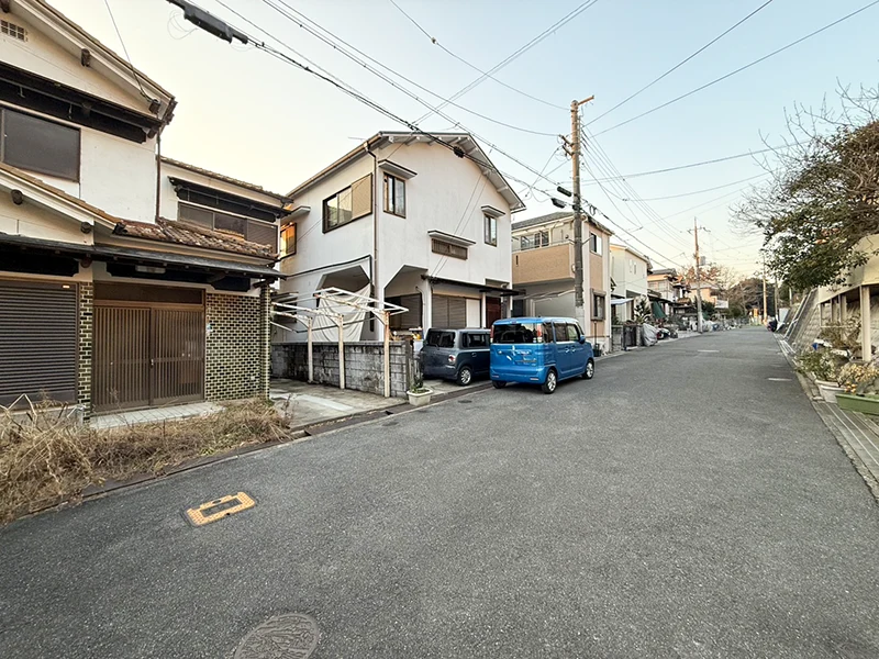 大東市北条６丁目建築条件付き土地の現地