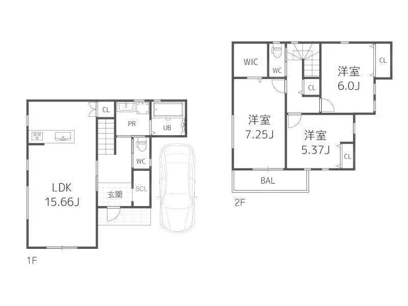 大阪市生野区舎利寺１丁目の中古一戸建ての間取り図