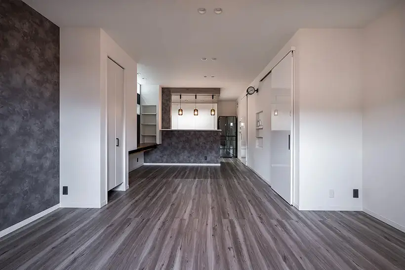 室内のフローリング