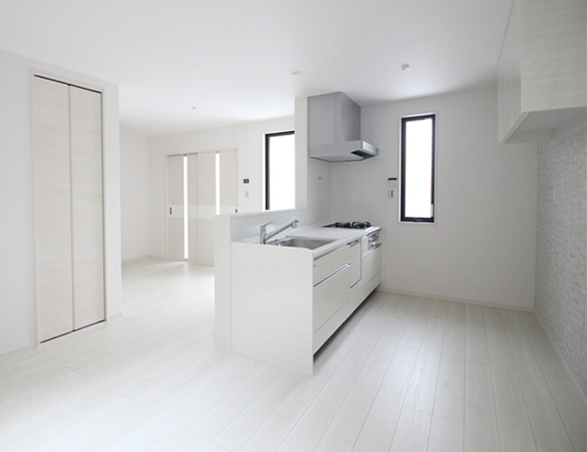 リフォームしたリビングの写真