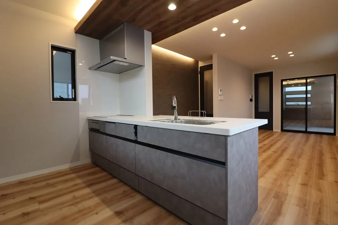 7ARC（セブンアーク）の施工実績｜大阪市阿倍野区に建てた注文住宅のリビングダイニング