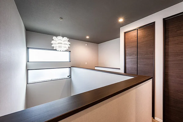 7ARC（セブンアーク）の施工実績｜堺市西区に建てた注文住宅の廊下