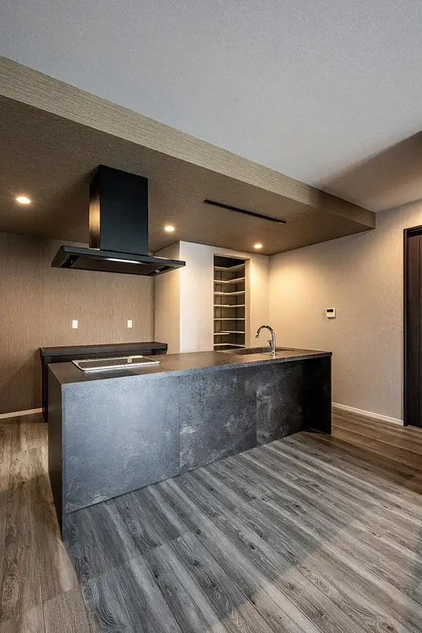 7ARC（セブンアーク）の施工実績｜堺市西区に建てた注文住宅のお洒落なキッチン