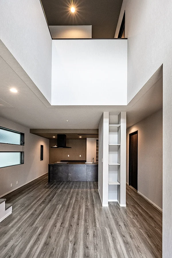 7ARC（セブンアーク）の施工実績｜堺市西区に建てた注文住宅のリビングダイニング