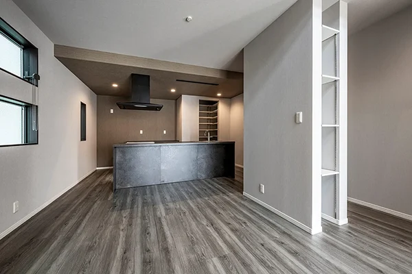 7ARC（セブンアーク）の施工実績｜堺市西区に建てた注文住宅のリビングダイニング