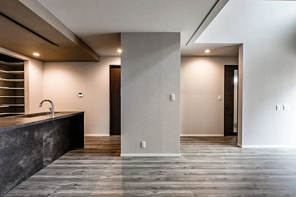 7ARC（セブンアーク）の施工実績｜堺市西区に建てた注文住宅のリビングダイニング