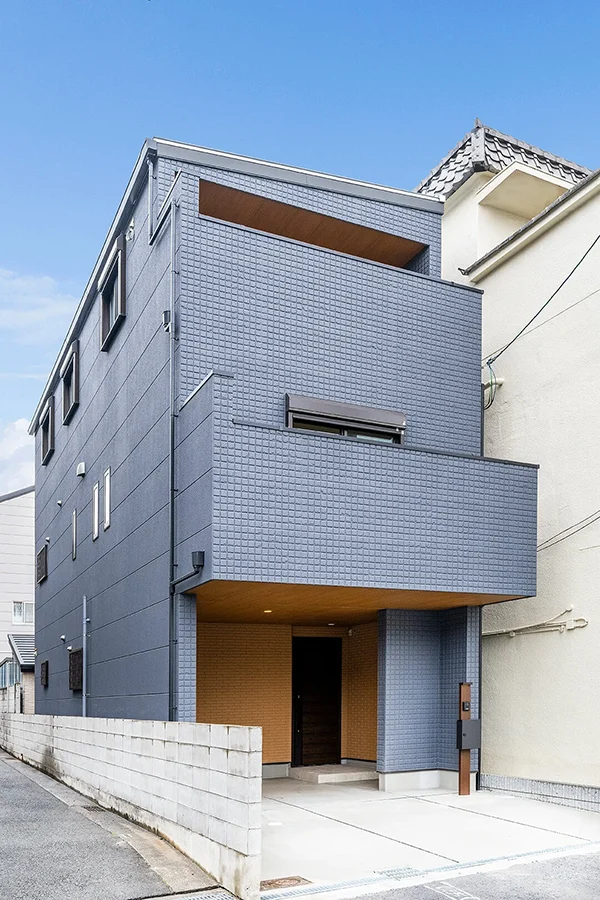 7ARC（セブンアーク）の施工実績｜大阪市港区に建てた注文住宅の外観