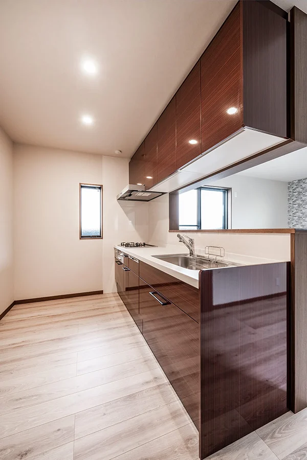 7ARC（セブンアーク）の施工実績｜東大阪市に建てた注文住宅のキッチン