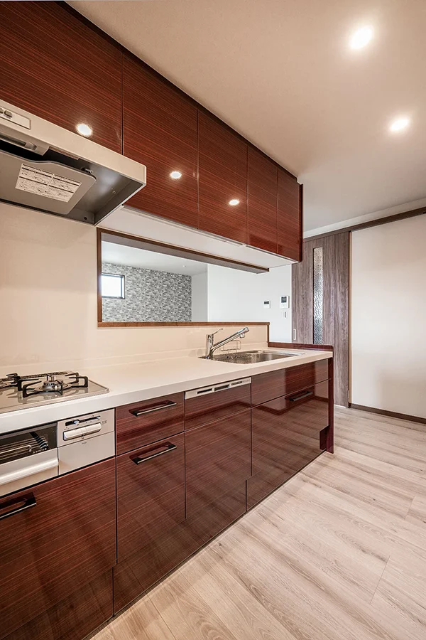 7ARC（セブンアーク）の施工実績｜東大阪市に建てた注文住宅のキッチン