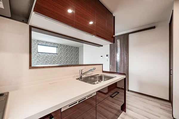 7ARC（セブンアーク）の施工実績｜東大阪市に建てた注文住宅のキッチン