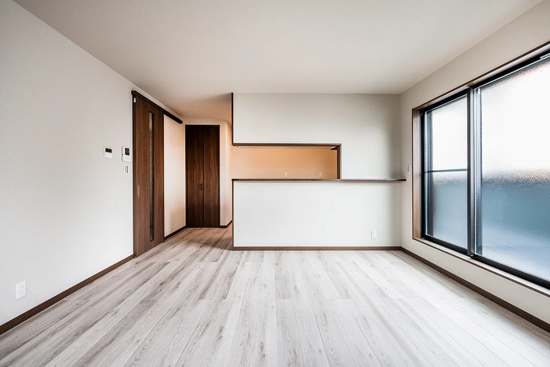 7ARC（セブンアーク）の施工実績｜東大阪市に建てた注文住宅のリビングダイニング