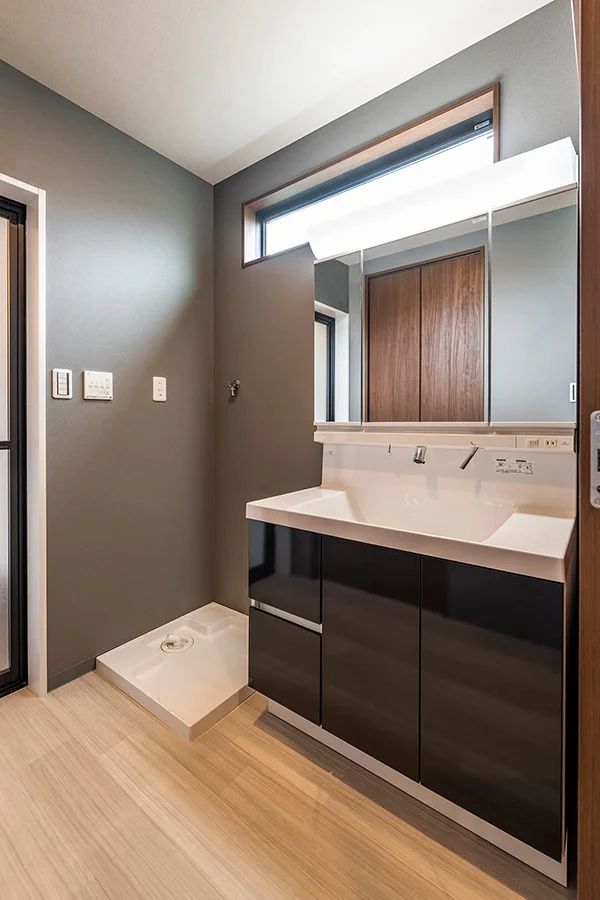 7ARC（セブンアーク）の施工実績｜東大阪市に建てた注文住宅の洗面台