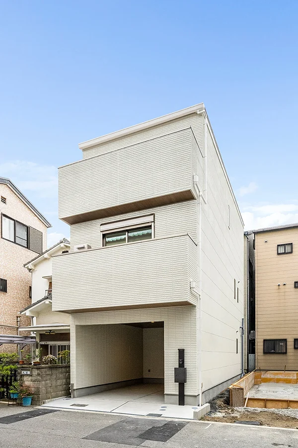 7ARC（セブンアーク）の施工実績｜大阪市此花区に建てた注文住宅の外観