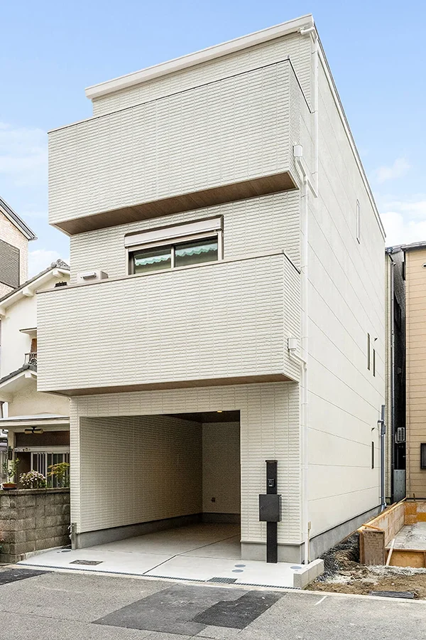 7ARC（セブンアーク）の施工実績｜大阪市此花区に建てた注文住宅の外観