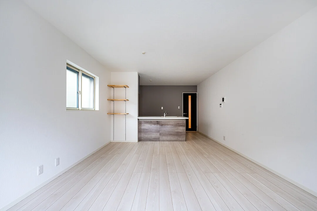 7ARC（セブンアーク）の施工実績｜大阪市此花区に建てた注文住宅のリビングダイニング