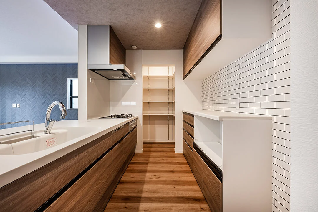 7ARC（セブンアーク）の施工実績｜大阪府豊中市に建てた注文住宅のキッチン