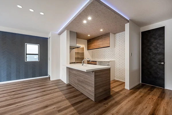 7ARC（セブンアーク）の施工実績｜大阪府豊中市に建てた注文住宅のキッチン