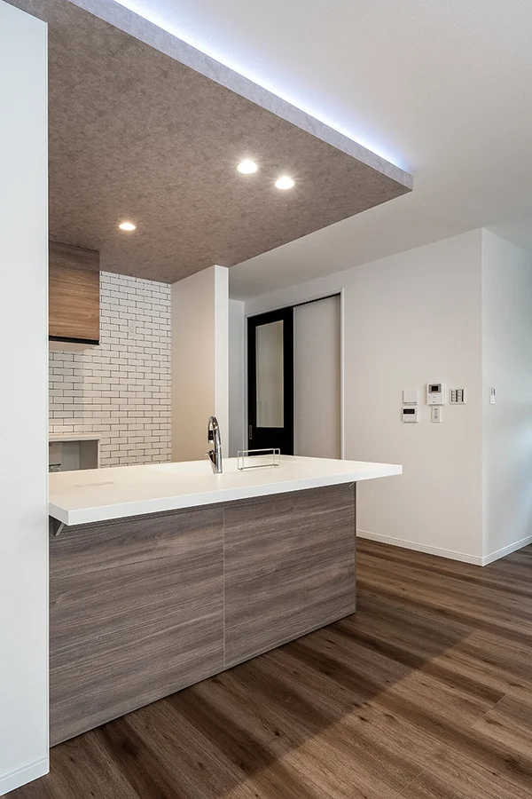 7ARC（セブンアーク）の施工実績｜大阪府豊中市に建てた注文住宅のリビングダイニング