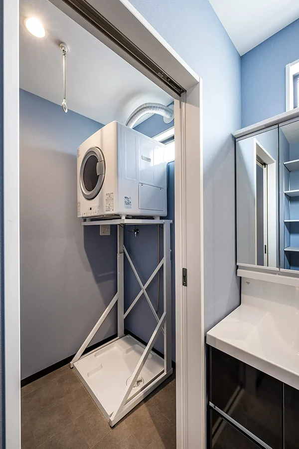 7ARC（セブンアーク）の施工実績｜大阪府豊中市に建てた注文住宅のランドリールーム