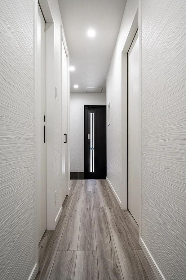 7ARC（セブンアーク）の施工実績｜大阪市西成区に建てた注文住宅の廊下