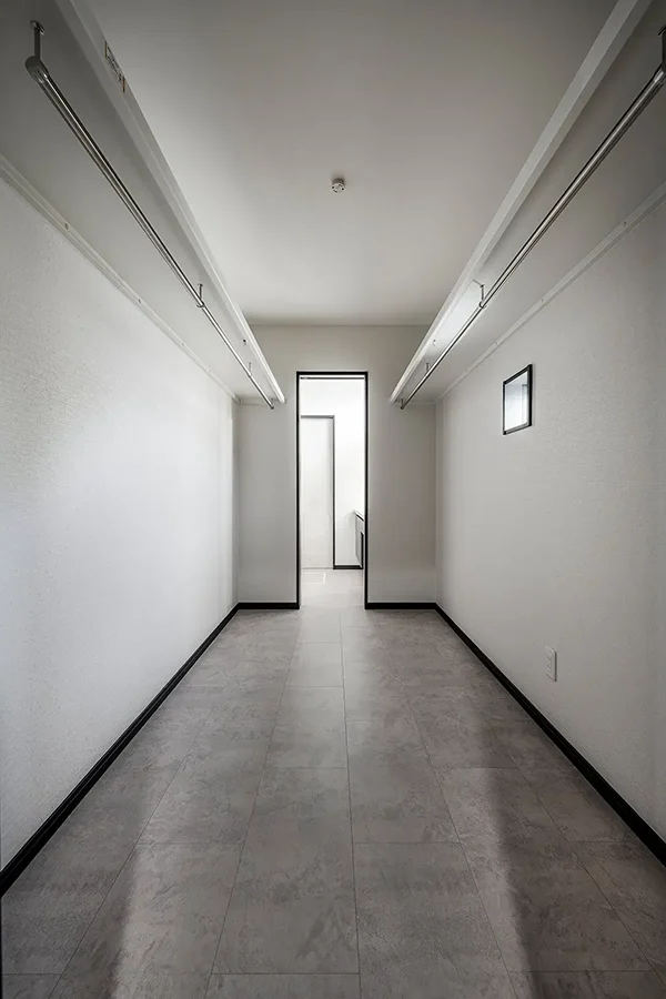 7ARC（セブンアーク）の施工実績｜京都府相楽群精華町に建てた注文住宅のクローゼット