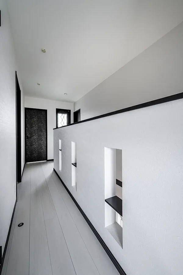 7ARC（セブンアーク）の施工実績｜京都府相楽群精華町に建てた注文住宅の廊下