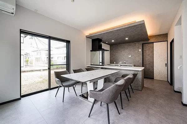 7ARC（セブンアーク）の施工実績｜京都府相楽群精華町に建てた注文住宅のLDK