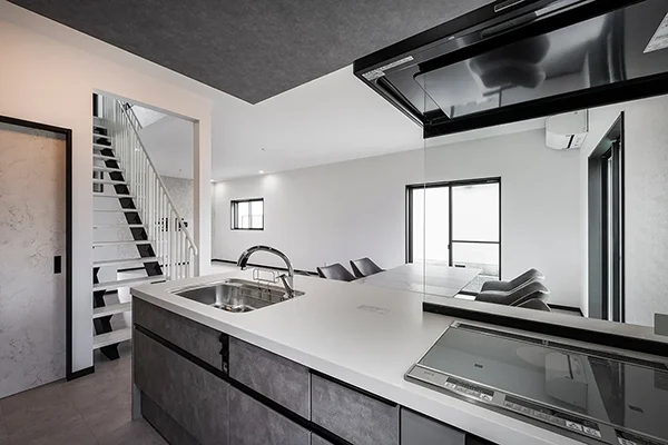 7ARC（セブンアーク）の施工実績｜京都府相楽群精華町に建てた注文住宅のLDK