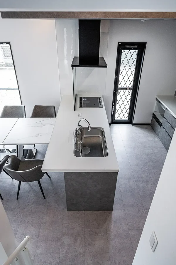 7ARC（セブンアーク）の施工実績｜京都府相楽群精華町に建てた注文住宅のLDK