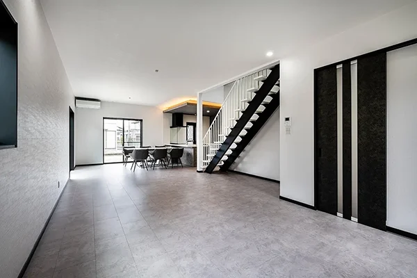 7ARC（セブンアーク）の施工実績｜京都府相楽群精華町に建てた注文住宅のLDK