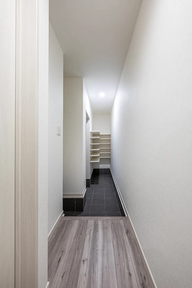 7ARC（セブンアーク）の施工実績｜大阪市東淀川区に建てた注文住宅の玄関