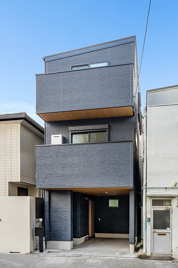 7ARC（セブンアーク）の施工実績｜大阪市東淀川区に建てた注文住宅の外観