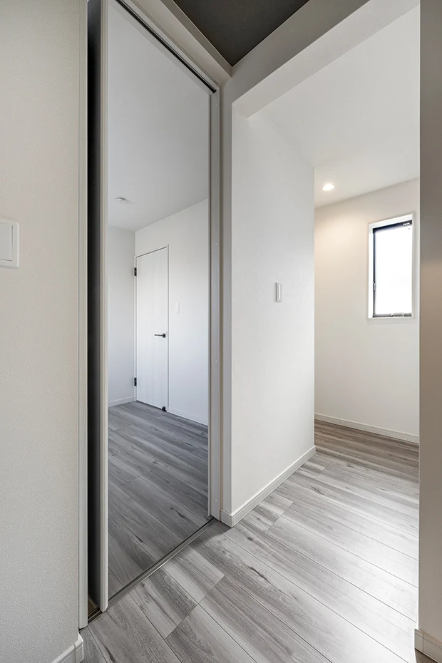 7ARC（セブンアーク）の施工実績｜大阪市東淀川区に建てた注文住宅の廊下
