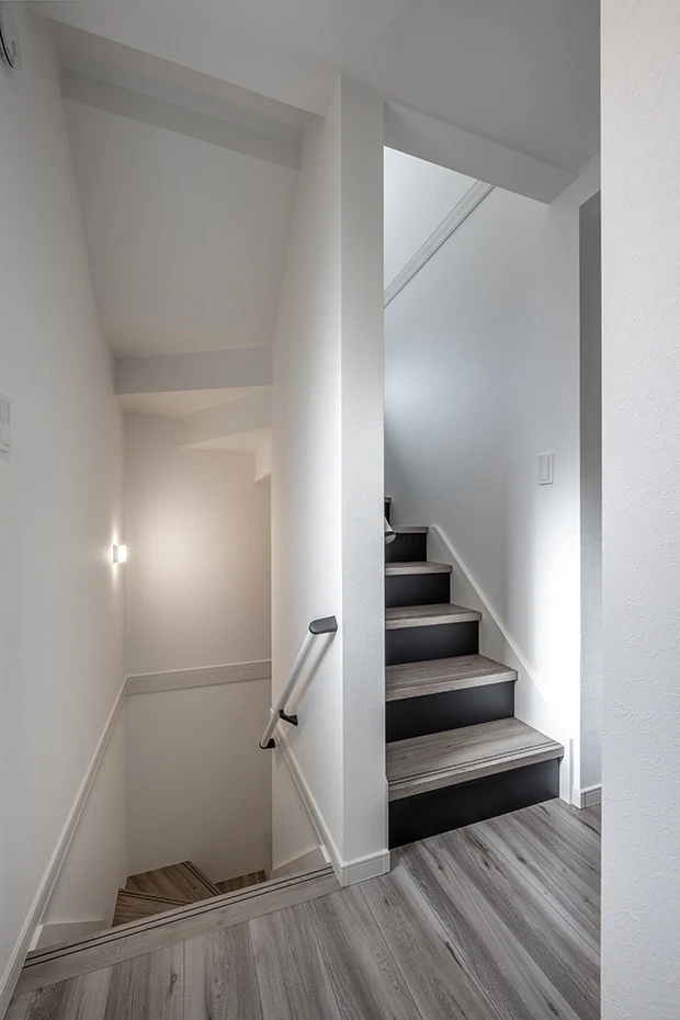 7ARC（セブンアーク）の施工実績｜大阪市東淀川区に建てた注文住宅の廊下