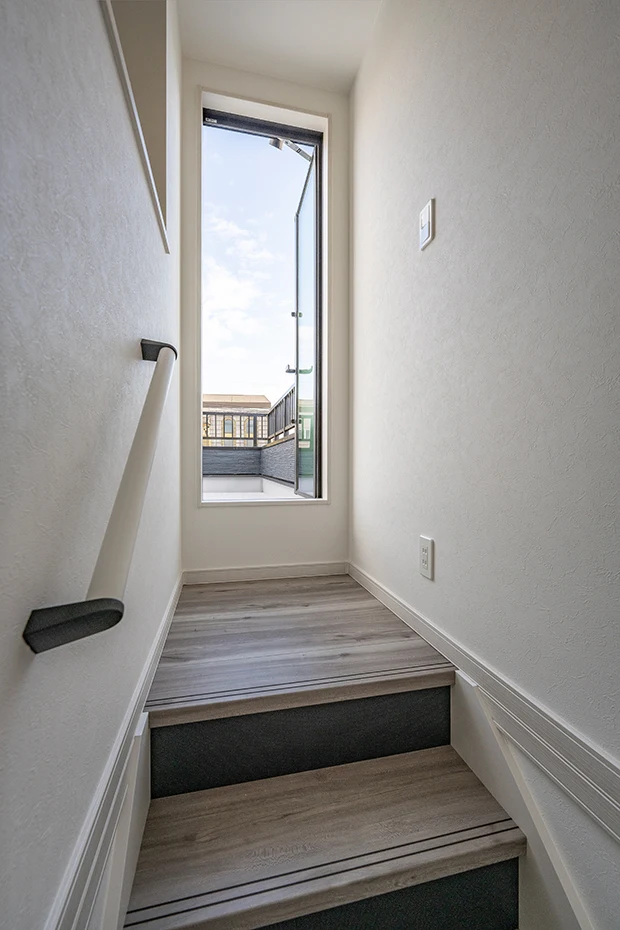 7ARC（セブンアーク）の施工実績｜大阪市東淀川区に建てた注文住宅の廊下