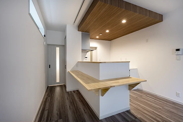 7ARC（セブンアーク）の施工実績｜大阪市東淀川区に建てた注文住宅のLDK