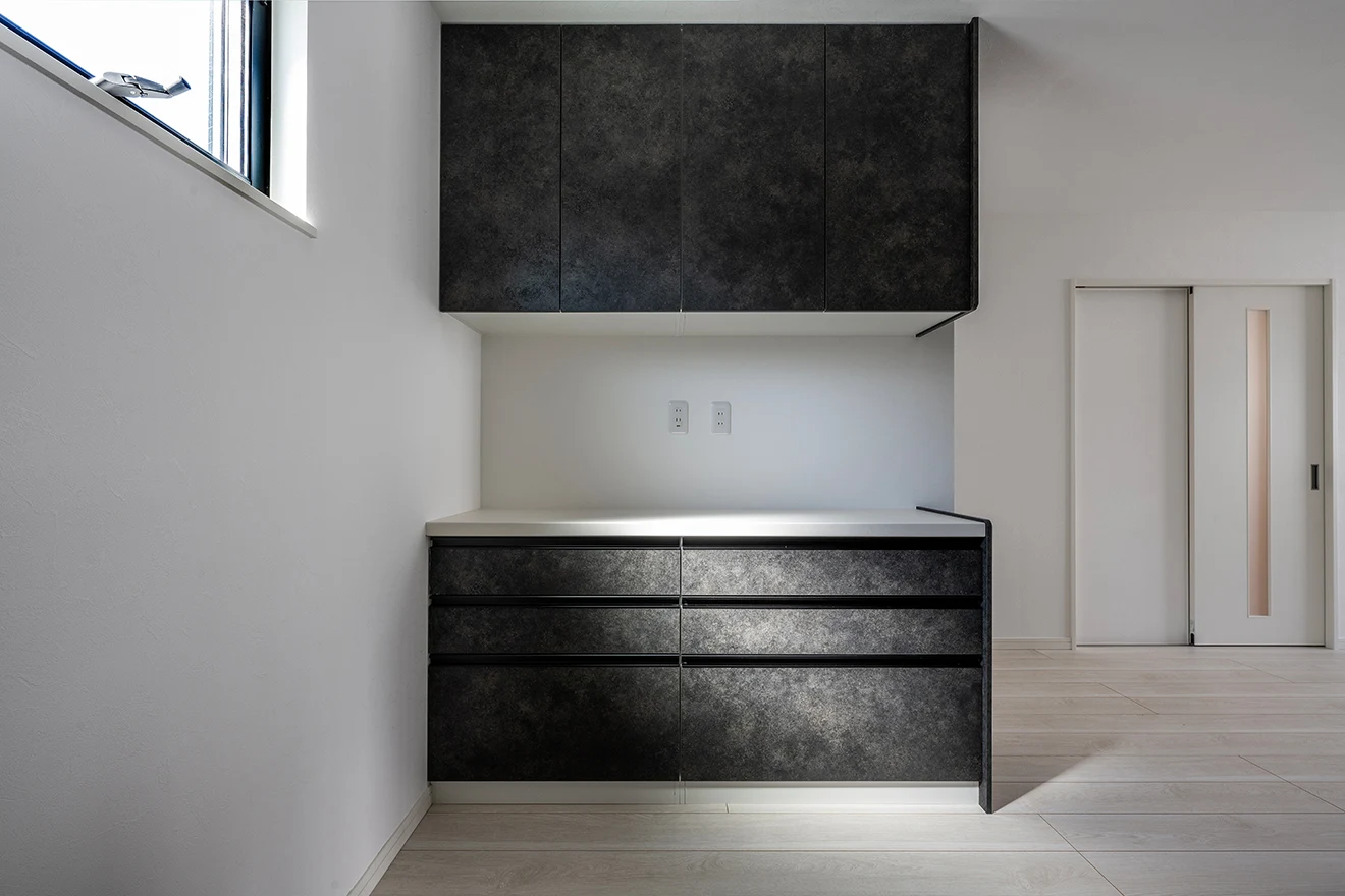 7ARC（セブンアーク）の施工実績｜大阪市此花区に建てた注文住宅のLDK