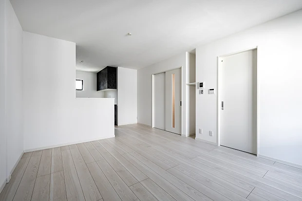 7ARC（セブンアーク）の施工実績｜大阪市此花区に建てた注文住宅のLDK