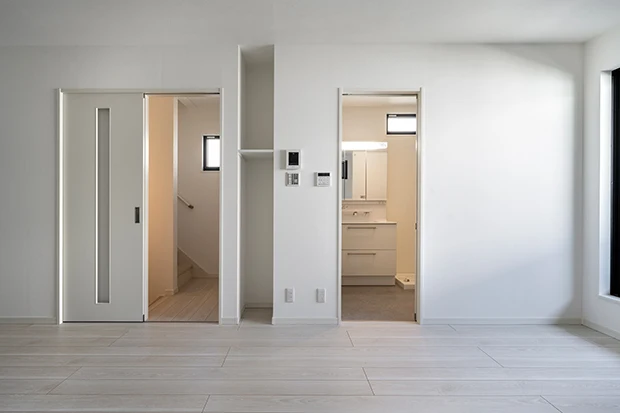 7ARC（セブンアーク）の施工実績｜大阪市此花区に建てた注文住宅のLDK