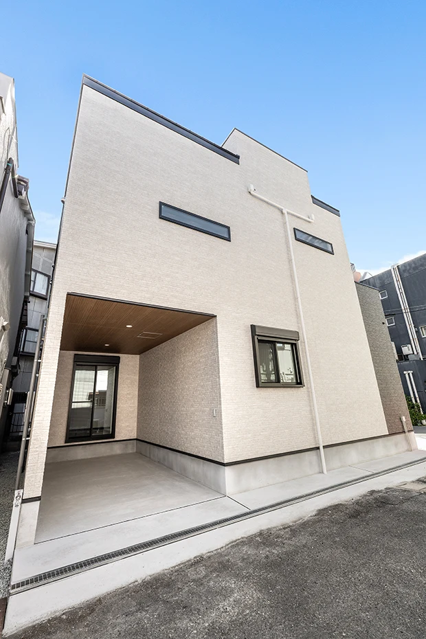 7ARC（セブンアーク）の施工実績｜大阪府守口市に建てた注文住宅の外観