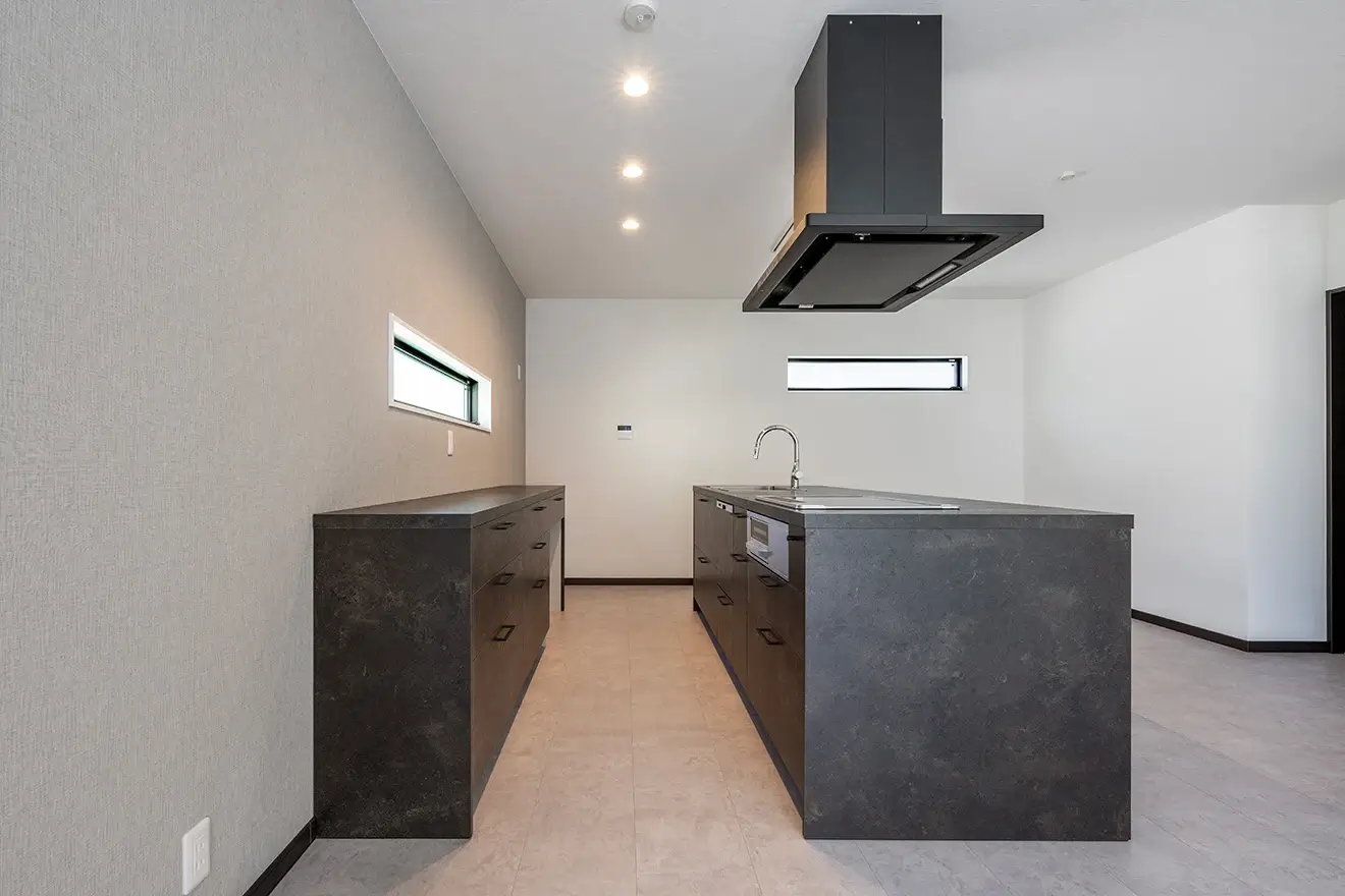 7ARC（セブンアーク）の施工実績｜大阪府守口市に建てた注文住宅のキッチン