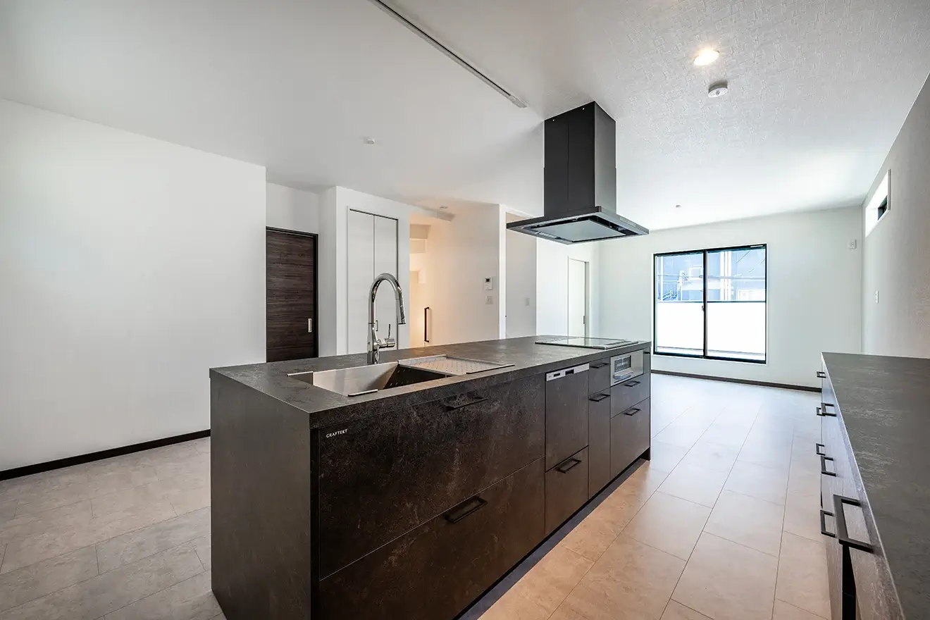 7ARC（セブンアーク）の施工実績｜大阪府守口市に建てた注文住宅のキッチン