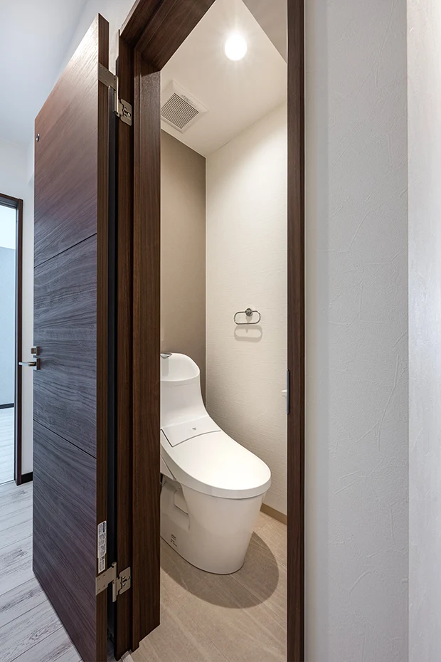 7ARC（セブンアーク）の施工実績｜大阪府守口市に建てた注文住宅のトイレ