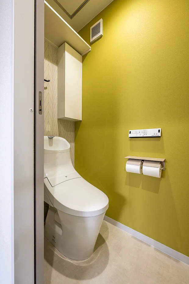 7ARC（セブンアーク）の施工実績｜大阪府吹田市に建てた注文住宅のトイレ