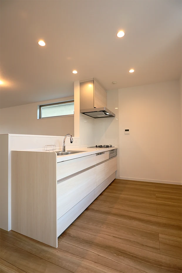 7ARC（セブンアーク）の施工実績｜大阪府守口市に建てた注文住宅のキッチン