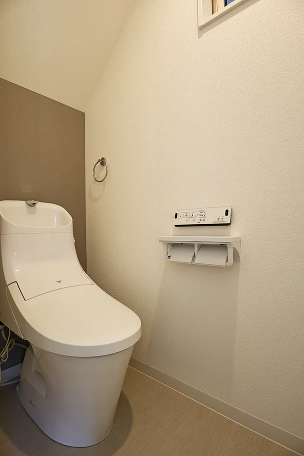 7ARC（セブンアーク）の施工実績｜大阪府守口市に建てた注文住宅のトイレ