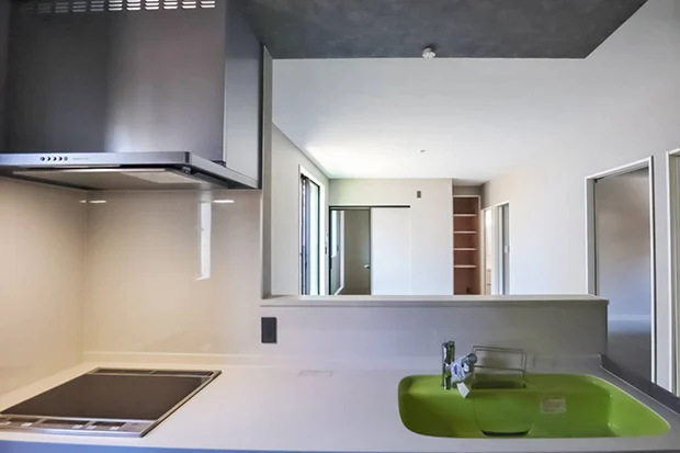 7ARC（セブンアーク）の施工実績｜姫路市大津区に建てた注文住宅のキッチン